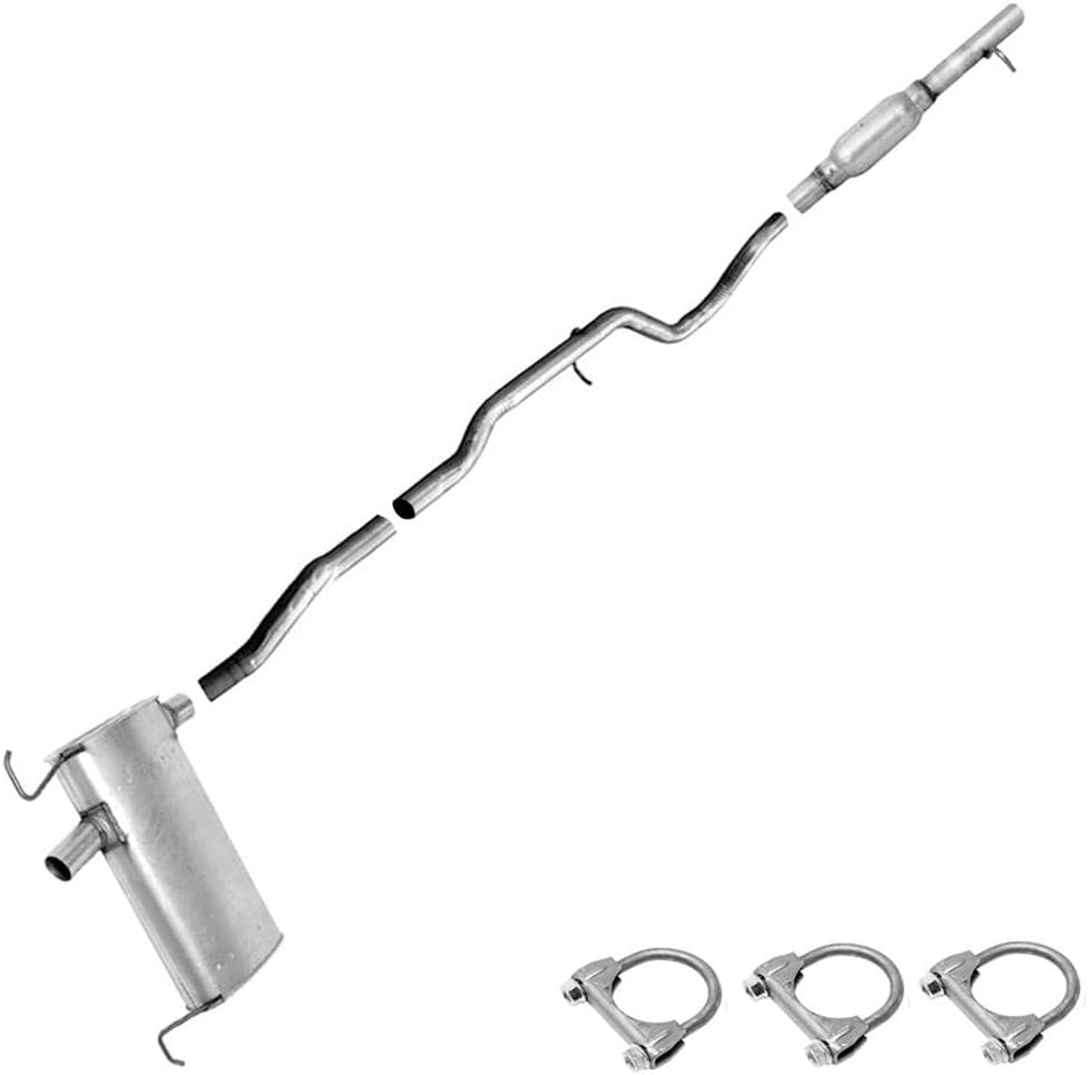 Resonator Muffler Exhaust System kit compatible with: 2004-2007 Freestar Monterey 3.9L 4.2L