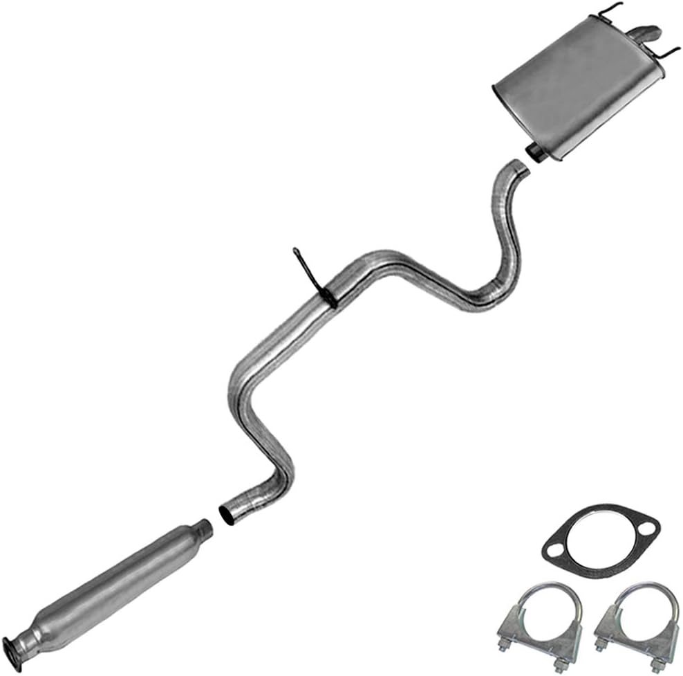 Resonator Muffler Exhaust System Kit Fit 2005-2007 Buick Lacrosse 3.8L