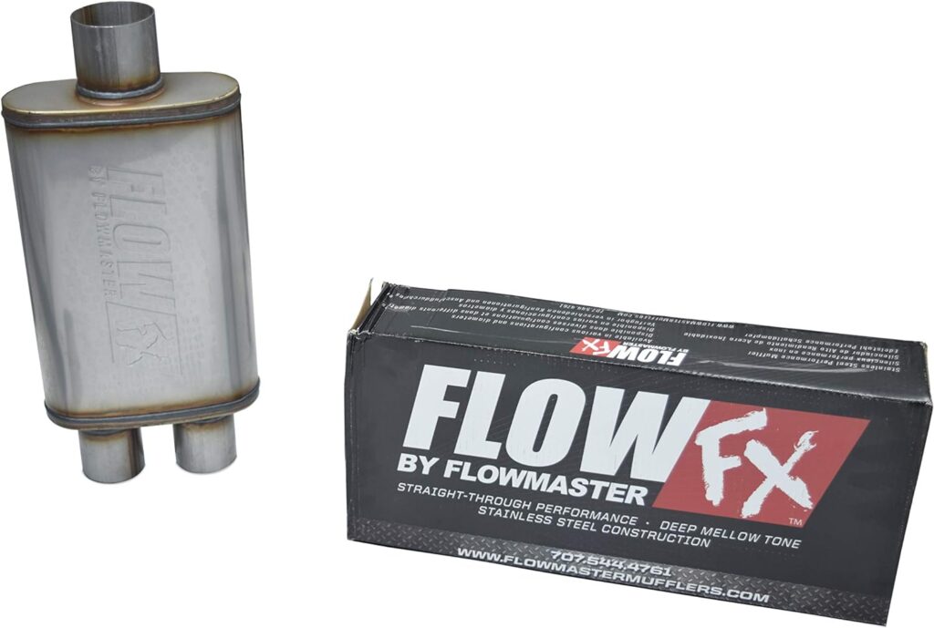 Truck Exhaust Kits - Shop Line Dual Exhaust Sytem 2.5 inch Aluminized Pipe Flowmaster Flow FX Muffler Chrome Tips