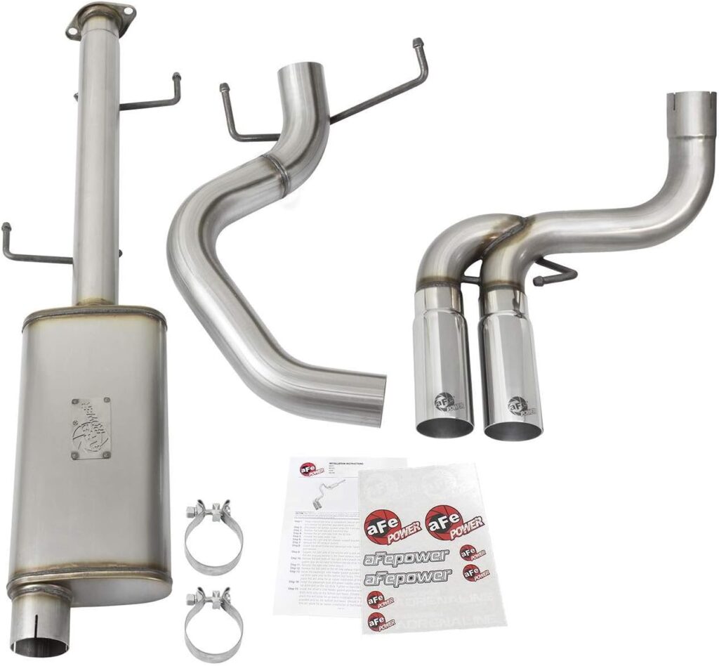 aFe Power 49-46030-P Rebel Series Performance Exhaust System (forToyota cat-Back, 3, Stainless)