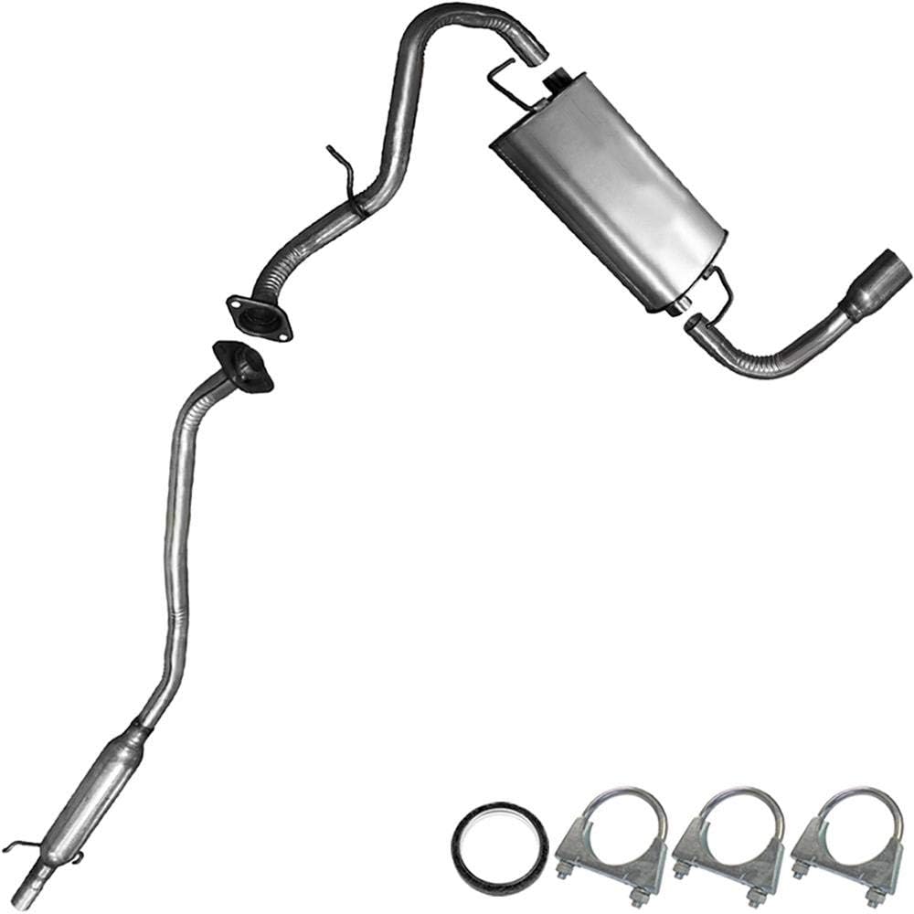 Resonator Pipe Muffler Exhaust System Kit Fits 2005-2008 Vibe Matrix 1.8L