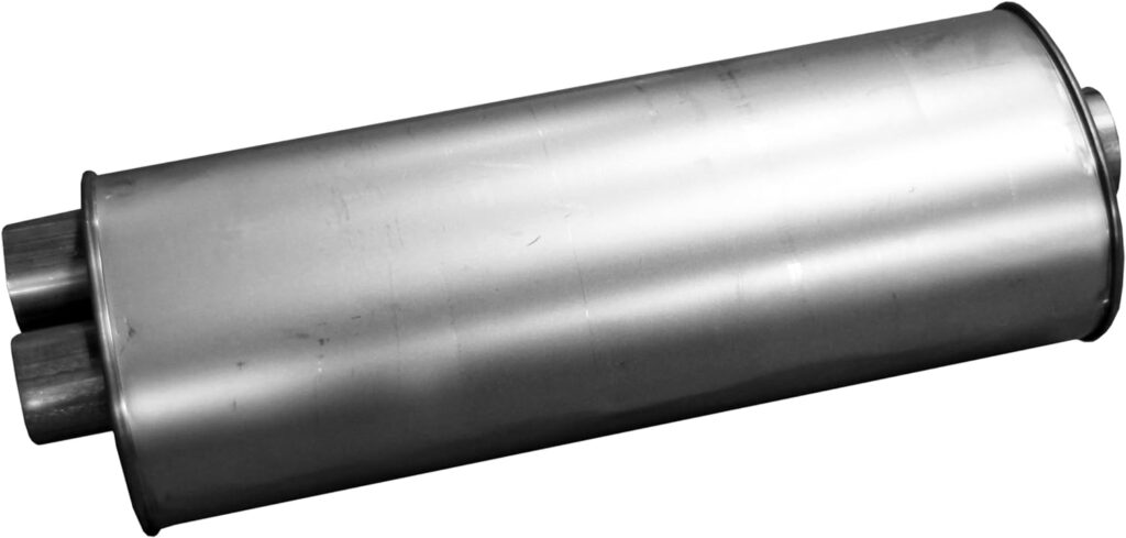 Walker Exhaust Quiet-Flow Stainless Steel 21533 Direct Fit Exhaust Muffler 2.5 Inlet (Inside) 3 Outlet (Inside)