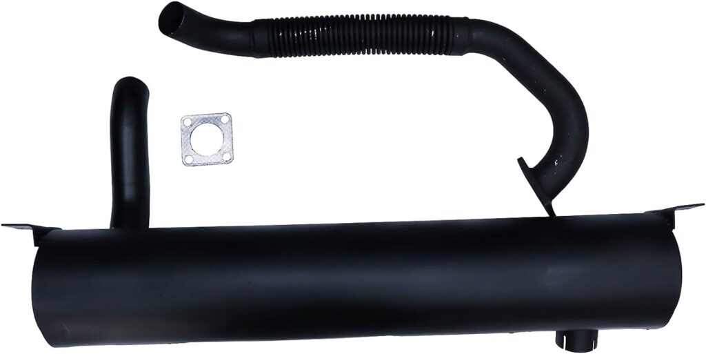 ZTUOAUMA Muffler Kit 71008406701151 Exhaust Pipe with Gasket System for Bobcat Skid Steer Loader 751 753 763 773 7753 S130 S150 S160 S175 S185 T140
