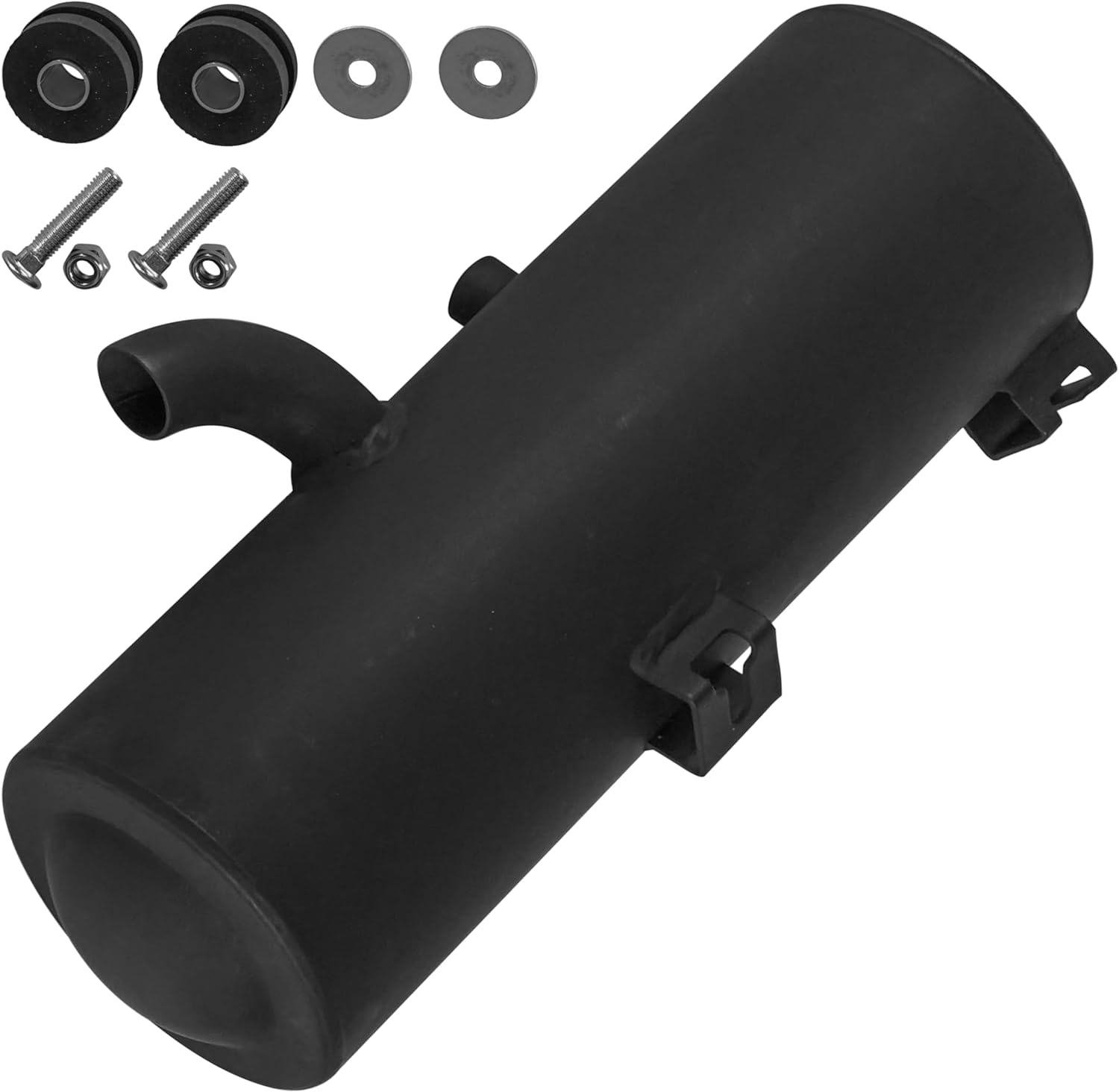 Caltric Black Exhaust Muffler Silencer Review Auto Exhaust Systems