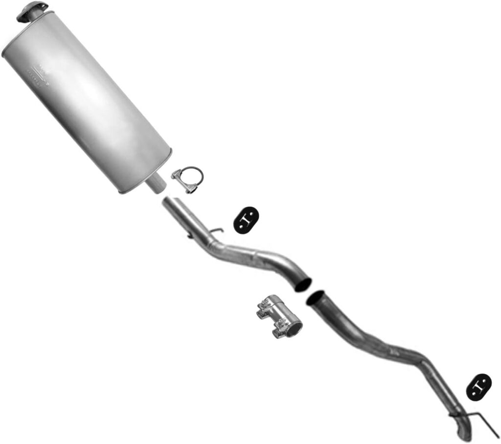 Muffler Exhaust Pipe System Replacement Part For 05-10 Jeep Grand Cherokee Commander 3.7L 05-09 4.7L