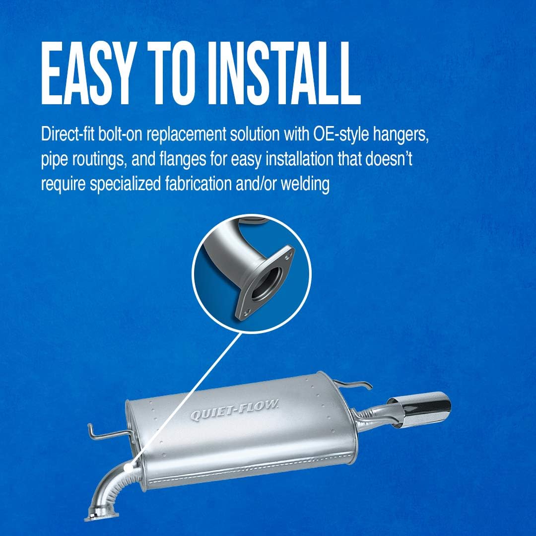 QuietFlow Stainless Steel 53602 Muffler Review Auto Exhaust Systems