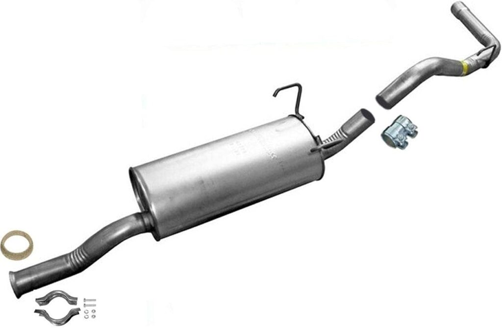 Rear Muffler Tail Pipe Replacement Part For 2003-2006 Toyota Tundra 4.7L Fed  Cal Emissions