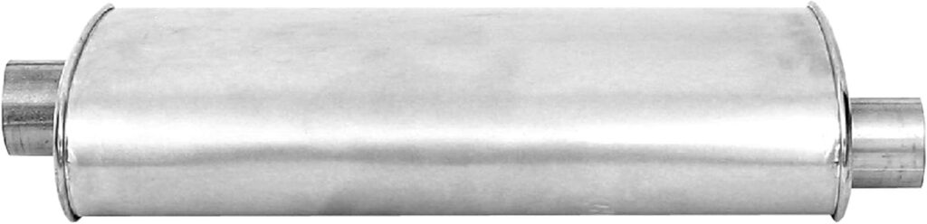 Walker Exhaust Quiet-Flow Stainless Steel 21633 Direct Fit Exhaust Muffler 2.25 Inlet (Inside) 2.25 Outlet (Inside)