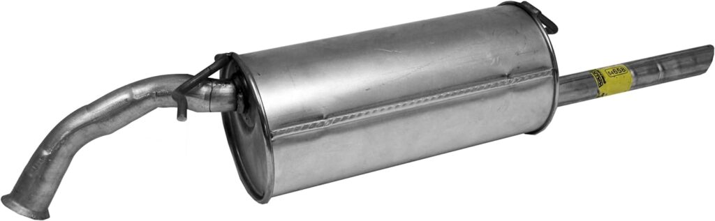 Walker Exhaust Quiet-Flow Stainless Steel 54658 Direct Fit Exhaust Muffler Assembly 2.5 Inlet (Outside) 1.75 Outlet (Outside)