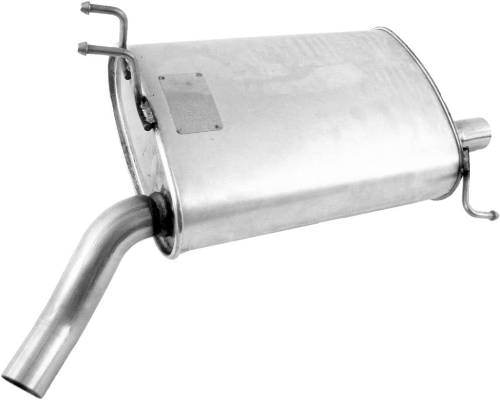 Walker Exhaust Quiet-Flow Stainless Steel 53754 Direct Fit Exhaust Muffler Assembly 2 Inlet (Inside) 2.25 Outlet (Outside)