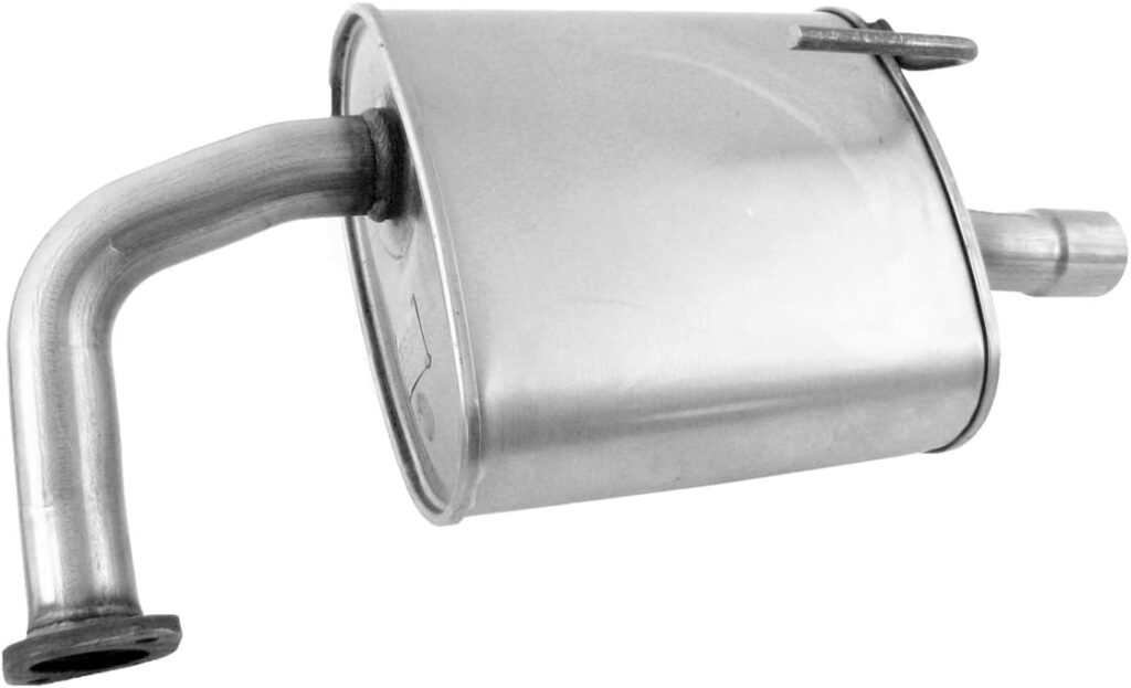 Walker Exhaust Quiet-Flow Stainless Steel 53755 Direct Fit Exhaust Muffler Assembly 2 Inlet (Outside) 2.25 Outlet (Outside)