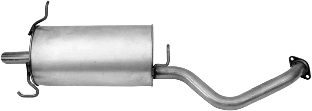 Walker Exhaust Quiet-Flow Stainless Steel 54744 Direct Fit Exhaust Muffler Assembly 2 Inlet (Outside) 2 Outlet (Outside)