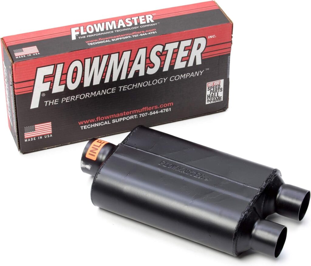 Flowmaster Super 44 Mandrel-Bent Aluminized Dual Truck Exhaust Kit w/Chrome Tips for Silverado, Sierra, F-Series  Ram